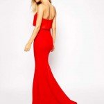 2015 Dress Models – Red Back View