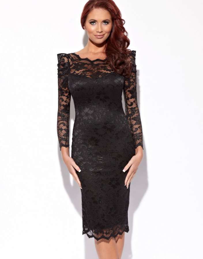 2015 Lace Dress - Black