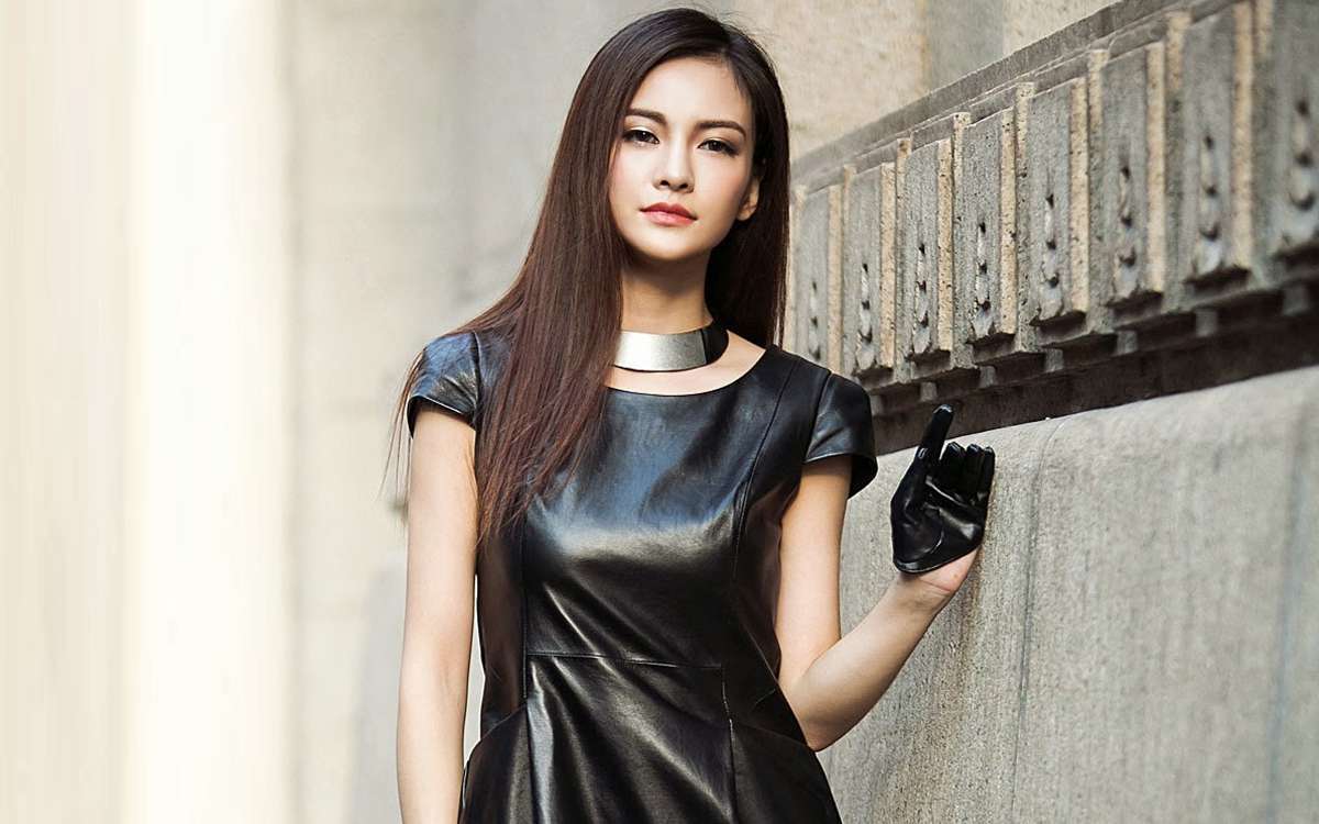 Leather Dress Models