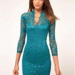 Lace Dresses – Blue