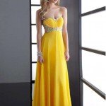 Yellow Evening Dresses 2015