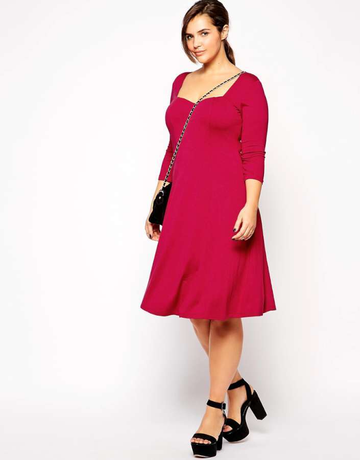 Pink Plus Size Dresses