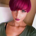 Short Haircuts With Pink Color 2016 – 1