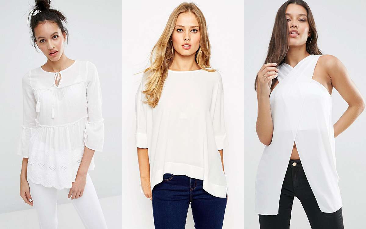 White Shirt Models