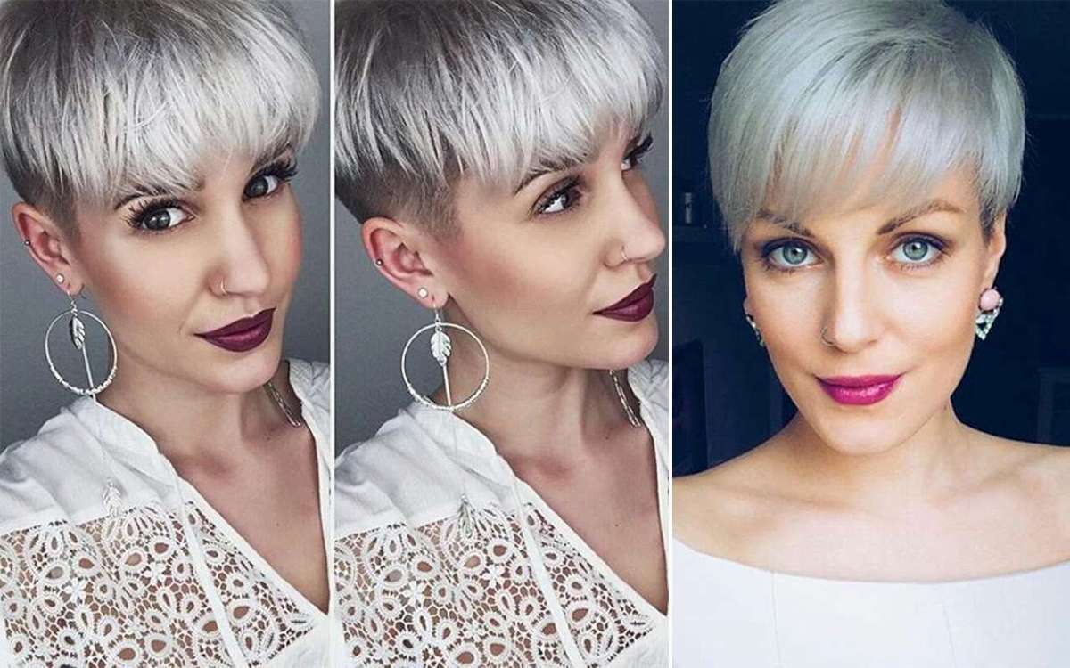 Short Hairstyle Grey 2016