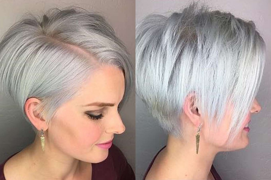 Short Hairstyle Grey 2017