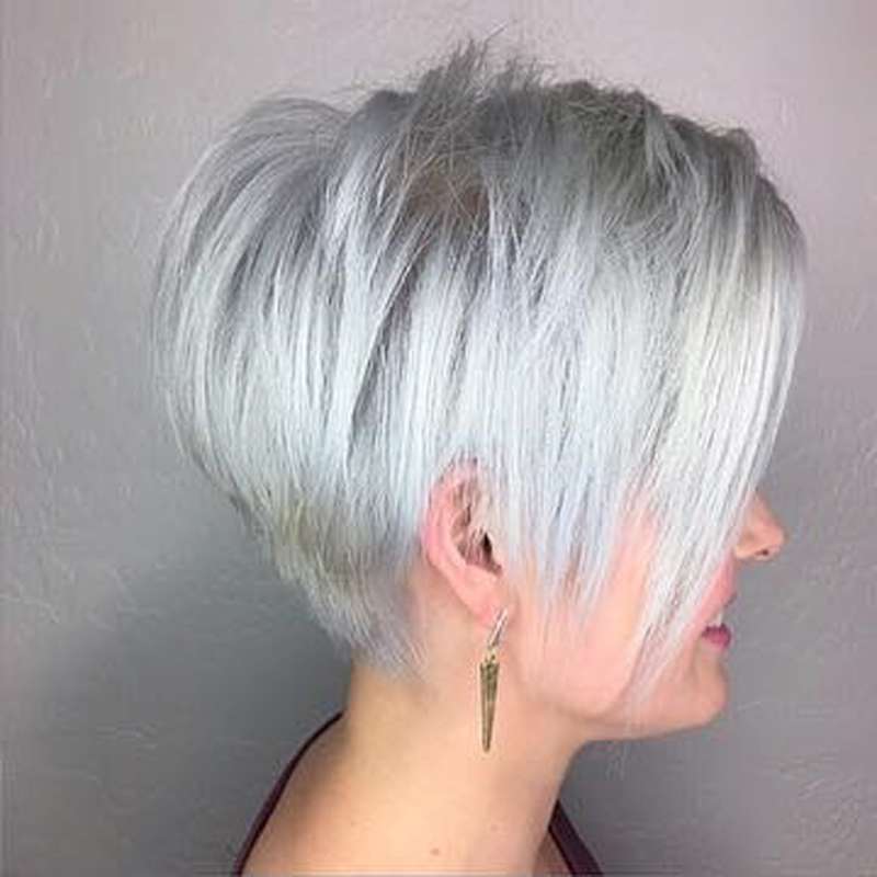 Short Hairstyle Grey 2017 | Fashion and Women