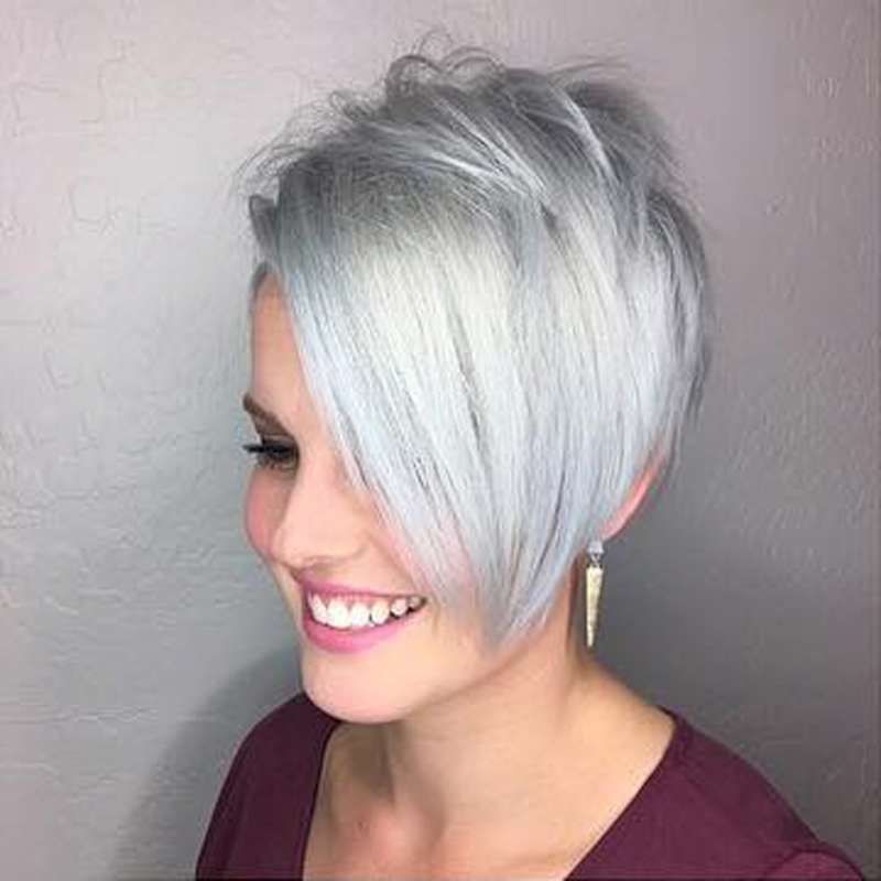 Short Hairstyle Grey 2017 - 9