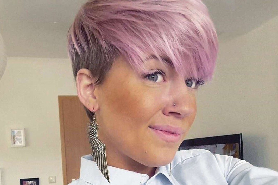 Short Pink Hairstyles 2017