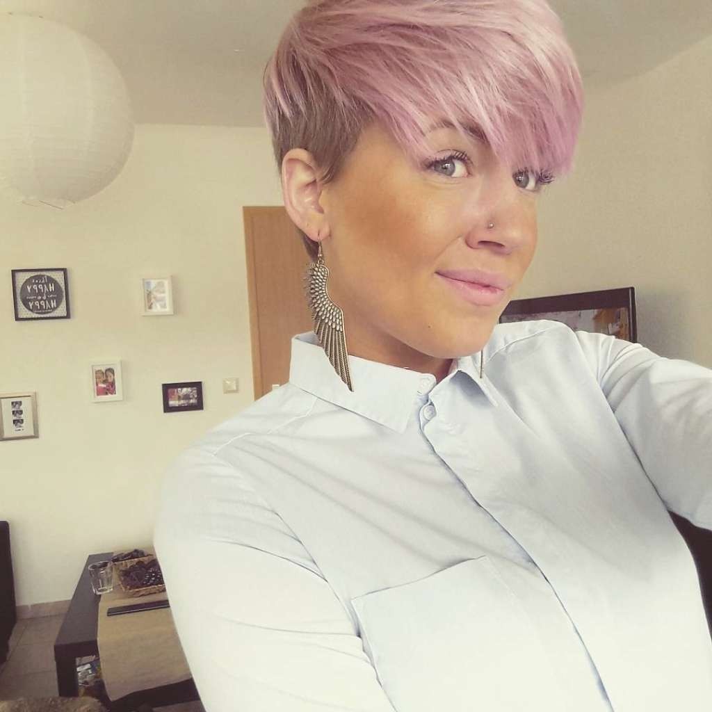 Short Pink Hairstyles 2017 - 2