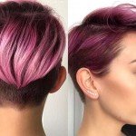 Short Purple Hairstyles 2017