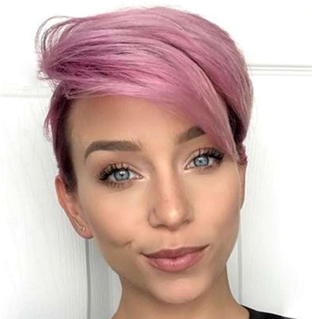 Short Purple Hairstyles 2017 - 3