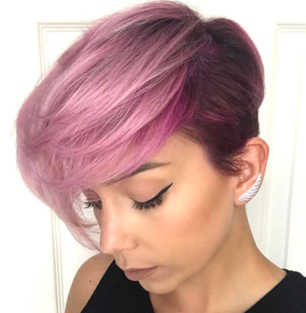 Short Purple Hairstyles 2017 - 6