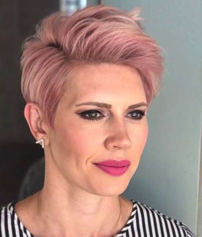 Short Haircuts Pink 2017 - 2