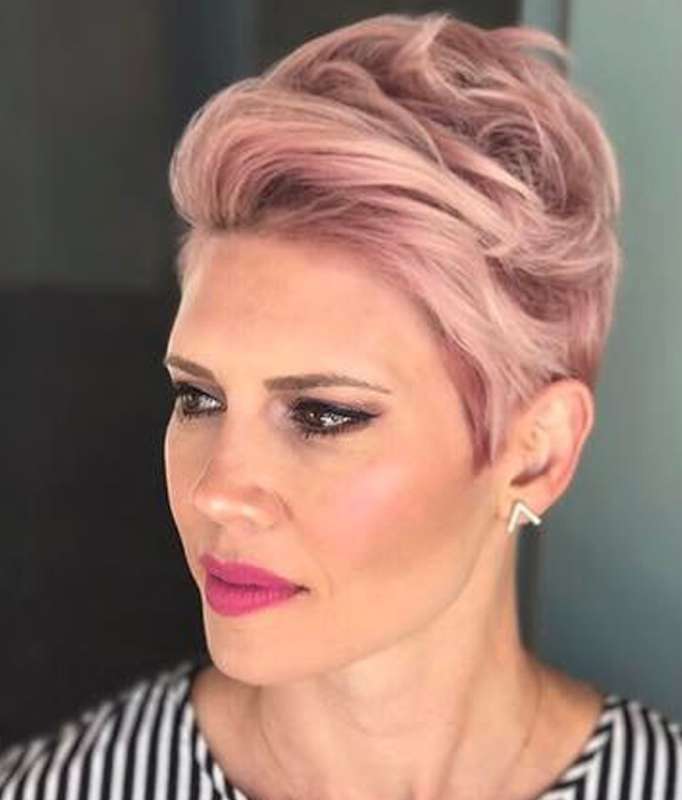 Short Haircuts Pink 2017 - 4