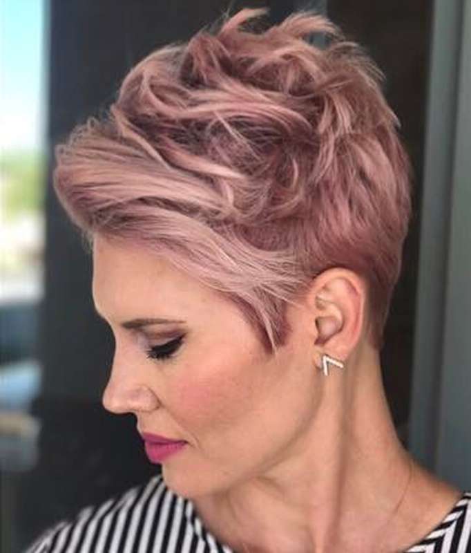 Short Haircuts Pink 2017 - 7