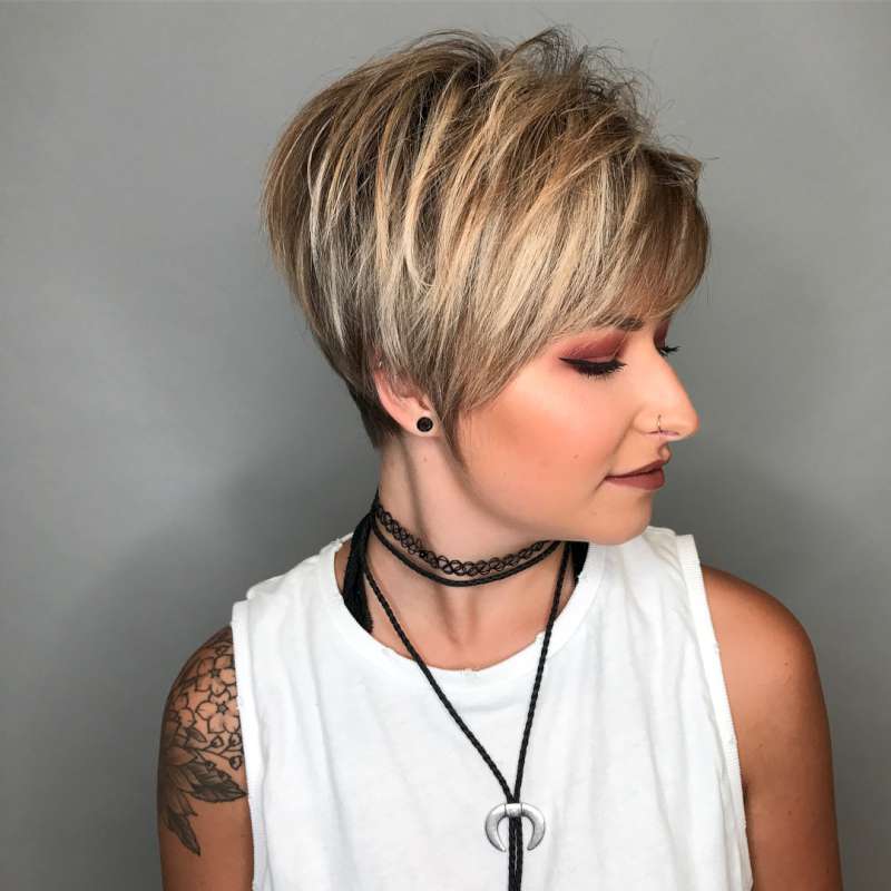 2018 Short Hairstyle - 1