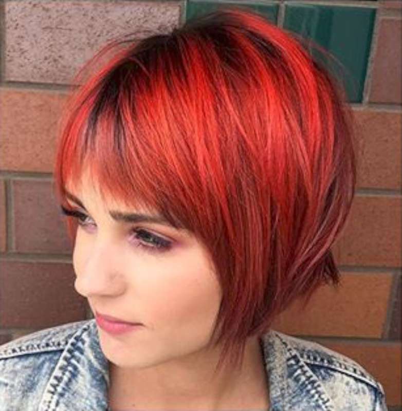 Short Hairstyles Red And Black - 3