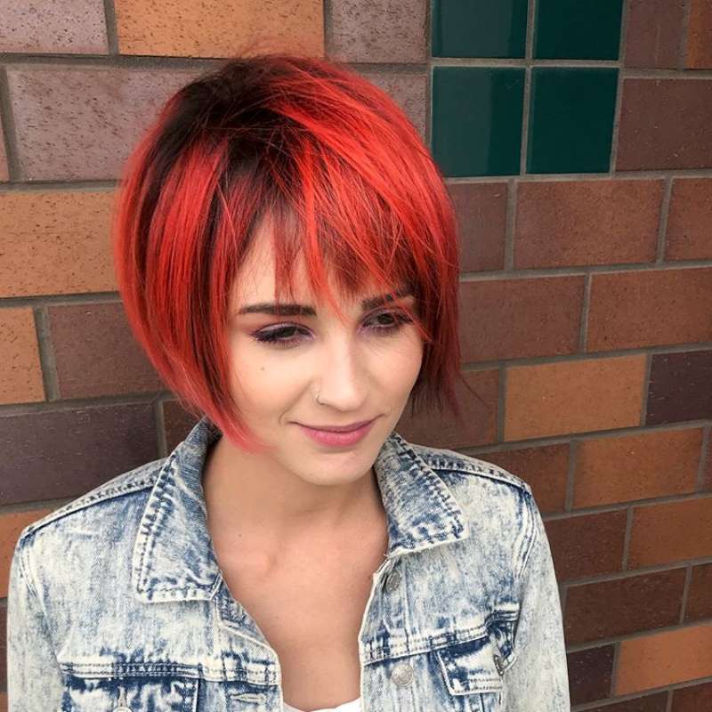 Short Hairstyles Red And Black - 6