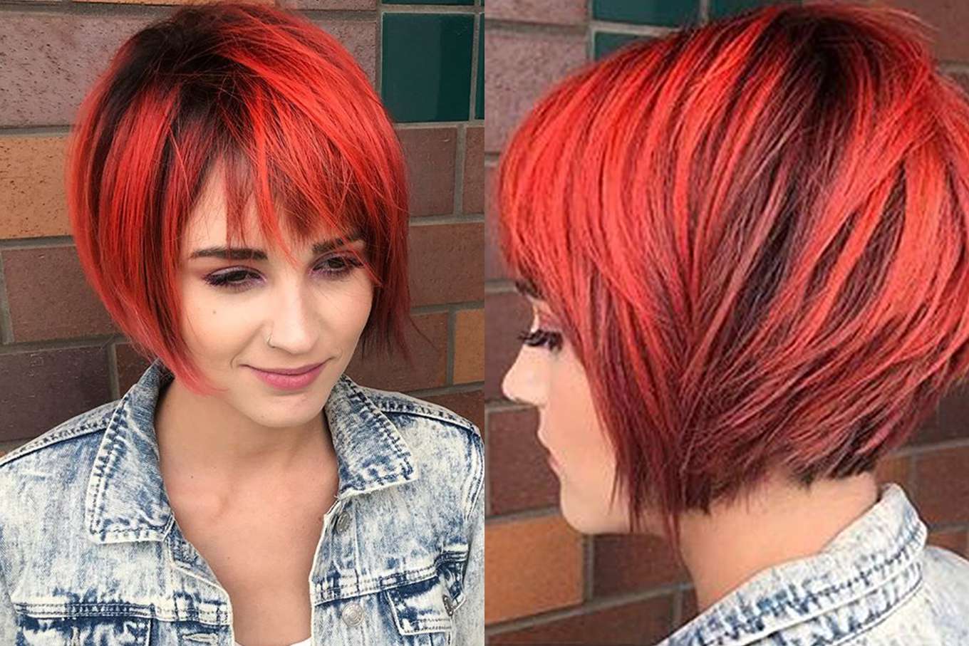 Short Hairstyles Red And Black Fashion And Women Short Hairstyles Red And Black Fashion And Women